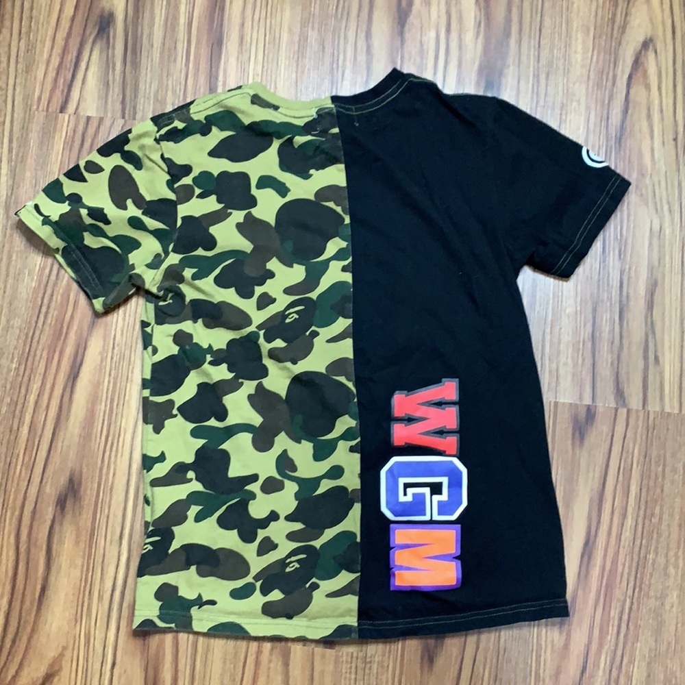 A Bathing Bape Women Split TShirt Camo/Black (M) - Picture 11 of 14